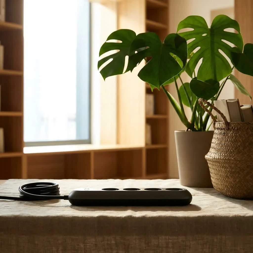 6-foot power strip with multiple outlets